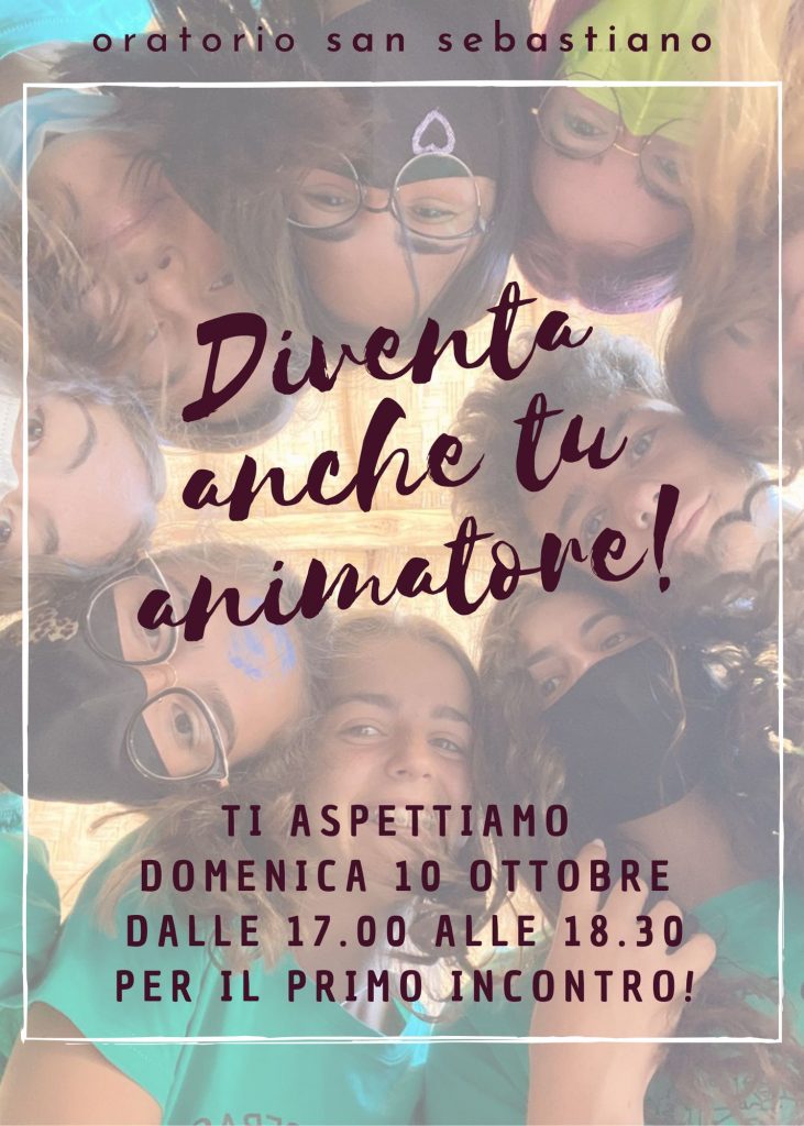 Nuovi animatori oratorio SanSeb