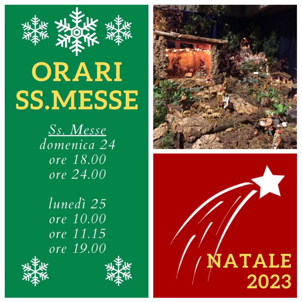 2023 Sante Messe Natale